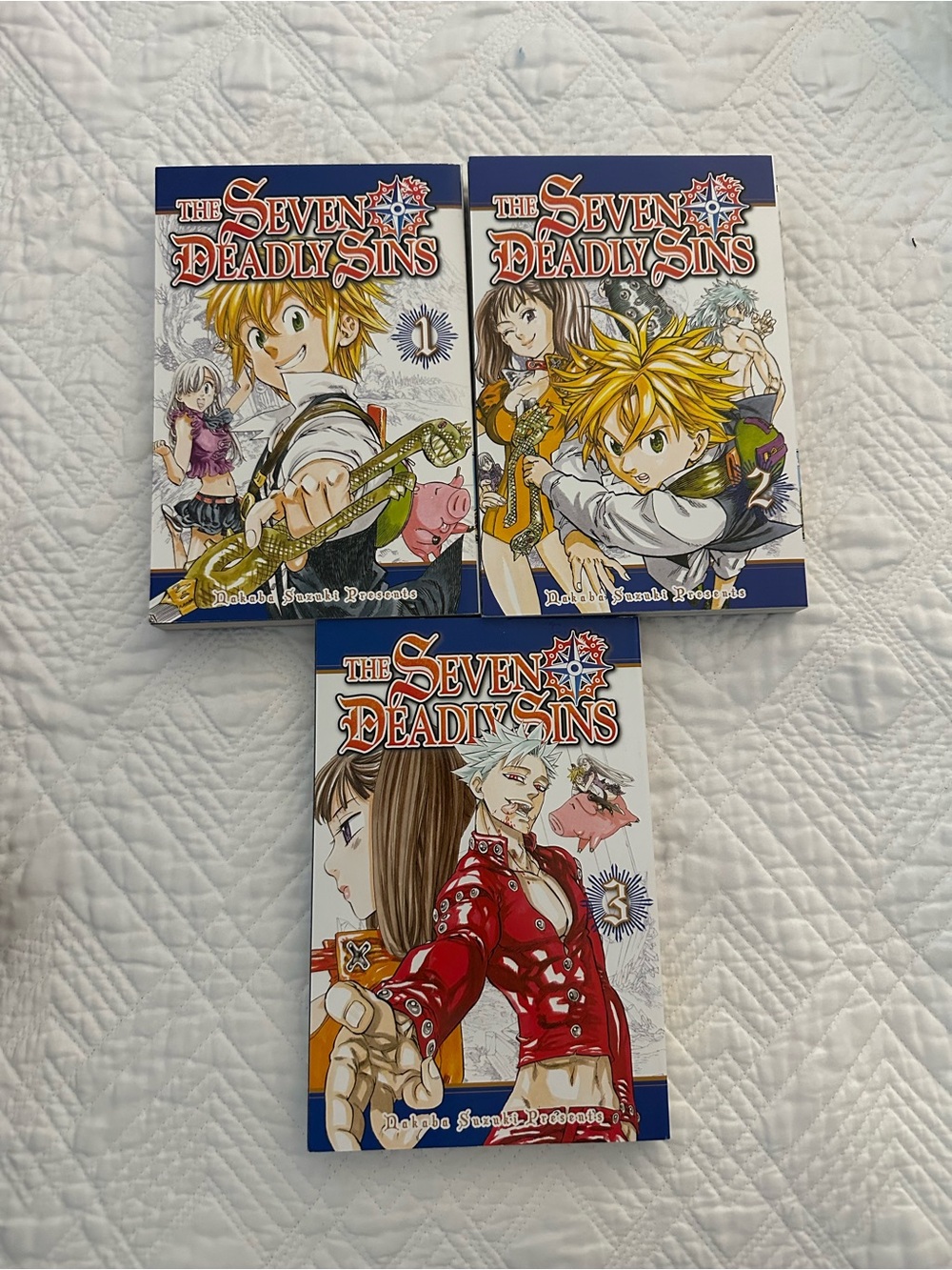 UNOPENED The Seven Deadly Sins Manga Volumes 1-3